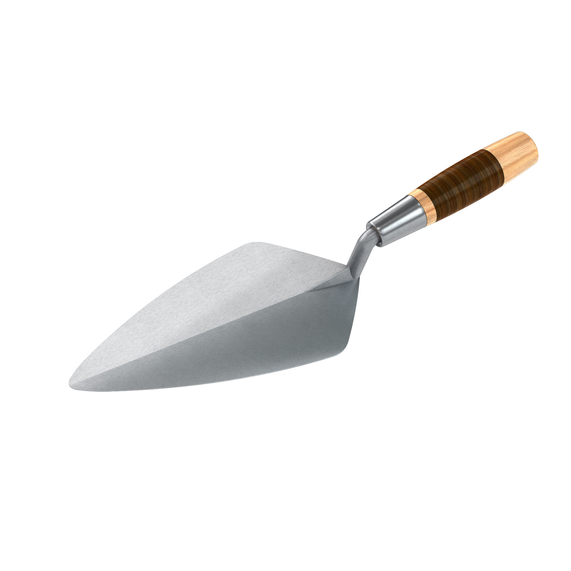 Bon Keystone, Brick Trowel Forged 10in. Narr LDN Leather HDL, Model# 72-535